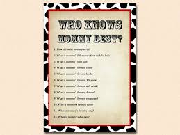 Are you up to the challenge of these country music trivia questions? Western Who Knows Mommy Best How Well Do You Know Daddy Mommy Quiz Cowboy Baby Shower Games Western Farm Animals Baby Shower Game Tlc58 By Magical Printable Catch My Party