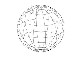 Open spiral sphere coloring sheet. Coloring Page Globe Free Printable Coloring Pages Img 14334