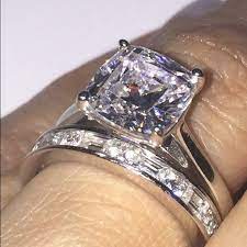 A hidden symbol of love that only the two of you know. Elegant Wedding Ring Selected Just For You Weddingringsonsale Diamond Bridal Ring Sets Simulated Diamond Rings Engagement Elegant Wedding Rings