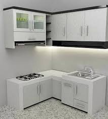 Pilihan Lemari Dapur Minimalis Untuk Rumah Minimalis Dapur Kecil Lemari Dapur Ide Dapur