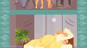 If you need backyard privacy from a 2 story house next door or the apartment building behind, installing a shade structure will help block the view…and also provide some summer heat relief. How To Deal With Noisy Upstairs Neighbors In Your Apartment Building