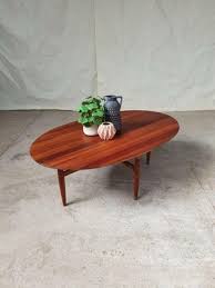 Table legs adopt steel tubes, which are sturdy and durable in use. Large Mid Century Danish Oval Coffee Table By Niels O Moller For Gudme Mobelfabrik For Sale At Pamono