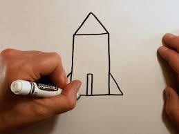 How to draw a rocket ship blasting off into outer space. How To Draw A Rocket Ship Easy Drawing For Kids Otoons Net