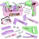 Kids Tool Set with Toy Drill and Tool Box, Pretend Play ...