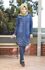 Kot Tesettur Tunik Gomlek Modelleri Moda Stilleri Kotlar Tunik