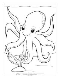 These alphabet coloring sheets will help little ones identify uppercase and lowercase versions of each letter. Ocean Animals Coloring Pages For Kids Itsybitsyfun Com