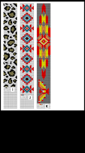 Armband, perlenarmband, glasperlenarmband, armbänder für kinder. Bead Patterns Made By Collier S Tack Supply Webmuster Perlenmuster Perlenweberei