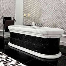 You can shop here for the very best double ended pedestal freestanding tubs. Freestanding Bathtub Black Marble And White Marble Split Joint Stone Bathtubs Free Standing Bath Tub Stone Bathtub Stone Tub