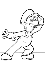 Daisy coloring pages printable coloring image. Super Mario Bros Luigi Is Looking Away Coloring Pages Super Mario Bros Coloring Pages Coloring Pages For Kids And Adults
