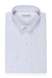 Twillory Anchor Print Long Sleeve Tailored Fit Shirt Nordstrom Rack