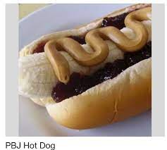 Hot Dog Bun Banana Peanut Butter And Jelly Simple And Yummy Creative Snacks Baby Food Recipes Food