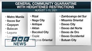 Airswift advisory #31 as of april 4,2021 extension of ecq in metro manila. Metro Manila Nearby Provinces Remain Under Gcq With Heightened Restrictions Anc Youtube