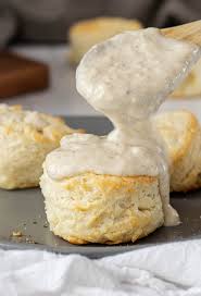 Biscuits And Gravy Without Sausage The Hungry Waitress Recipe In 2020 Homemade Gravy For Biscuits Vegetarian Biscuits And Gravy Biscuits And Gravy