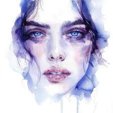 Watercolor Woman Canvas