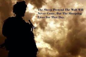 What daily quotes for work do you use? Sheepdog Police God Blesses Those Who Fight The Good Fight Sheepdog Police Workout Police Officer Requirements