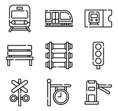 50 Free Vector Icons Of Train Station Designed By Freepik Train Station Train Station