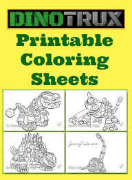 Printable Dinotrux Coloring Pages Jinxy Kids Boy Birthday Parties Coloring For Kids Coloring Pages