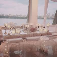 Modern Clear Acrylic Lucite Modular Bridal Sweetheart Table 45 L X 18 W X 30 H Sweetheart Table Sweetheart Table Wedding Acrylic Table
