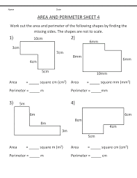 Printable Grade 4 Math Worksheets Area Worksheets Perimeter Worksheets Math Worksheets