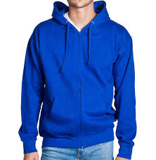 Royal Blue Zip Up Hoodie Sweatshirt – FlexSuits
