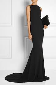 Black Crepe Gown Gareth Pugh Black Tie Dress White Tie Dress Black Bridesmaid Dresses