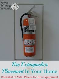 You pass them all the time as you walk the hallways at work or school, and hopefully at home too. Fire Extinguisher Placement Guidelines For Your Home
