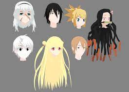 Hair is one of my top 5 favorite things to draw and color, and this was also a very requested tutorial. Anime Haare Low Poly 3d Modell Turbosquid 1609241