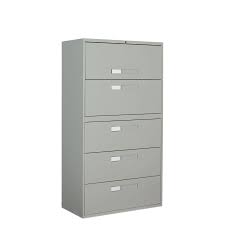 Global office 5 drawer lateral file cabinet. 9300 Series Global