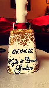 Wedding Themed Cowbell Design Hailstate Cow Bell Hand Painted Wedding
