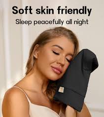 100% Mulberry Silk Bonnet for Sleeping Curly Hair and Braids, Hair Wrap  with Adjustable Strap for Women and Men,Real Silk, Not Satin(Black)