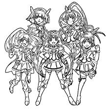 Episode 16 of our #glitterforce #smileprecure coloring book series. Glitter Force Glitter Lucky Coloring Pages Novocom Top
