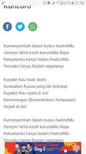 G gmaj7 bm kumenyembah dalam kudus hadiratmu am d g c/g hampiri tahta kasih karuniamu bapa g gmaj7 bm kekuatanku hanya dalam hadiramu am d g yesusku hanya kaulah segalanya reff : Hidup Atau Mati Hidup Atau Mati Updated Their Profile Facebook