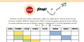 Check spelling or type a new query. Juegos Sobre Papel Juego Del Stop Avioncito De Papel