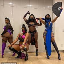 Mileena and kitana mortal kombat cosplay by nemu013. Megan Thee Stallion Transforms Into Mortal Kombat S Gruesome Mileena Daily Mail Online