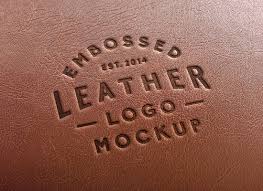 A New Realistic Embossed Leather Effect To Mock Up Your Logo Badge Or Lettering Use The Smart Layer To Easi Free Logo Mockup Logo Mockup Free Logo Mockup Psd