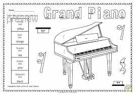 This Set Contains 7 Designs Of Keyboard Musical Instruments Accordion Celesta Clavichord Grand Piano Harpsichord Music Page Instruments Music Coloring