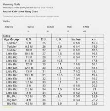 Childrens Shoe Sizing Conversion Chart Childrens Shoe Chart