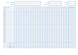 Printable attendance sheets are so useful and essential to businesses that are small and medium sized. 30 Printable Attendance Sheet Templates Free Templatearchive