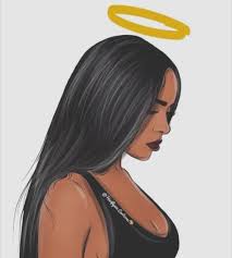 Black Art Black Female Cartoon Prettyf Ckingepic Black Girl Art Black Art Black Girl Magic Art