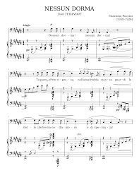 Klaviernoten anfänger kostenlose klaviernoten musiknoten lesen kostenlose musiknoten singen lernen musik lernen klavierunterricht. Nessun Dorma Piano Sheet Music For Piano Vocals Piano Voice Musescore Com