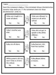 These educational printables cover a variety of skills and a variety of levels of ability. Ruby Bridges Biography And Fun Activities Ruby Bridges Black History Activities Black History Month Activities