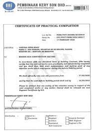 And complied with the conditions stipulated building certification is one of the branches of the building control where it is a document of. Awards Certifications Hch Construction Sdn Bhd