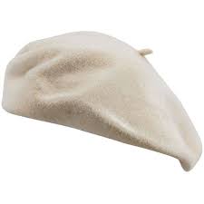 Ecru Cream Soft Wool Classic Elegant Beret Fast Shipping Liked On Polyvore Featuring Accessories And Hats Cream Hats Soft Clothes Beret Hat