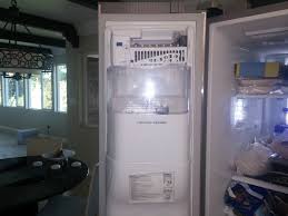Last night the fridge popped the circuit breaker and it was off this morning. Samsung Ice Maker Repair Refrigerator Side Door Sdacc