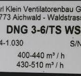 31184 KARL KLEIN FAN CONSTRUCTION, 52004-1.030 W/ MOTOR 2D ...