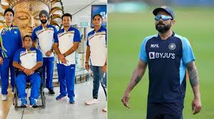 Bhimrao kesarkar helped india win one of its four medals at the paralympics in 1984. Tokyo Paralympics Virat Kohli Sends Best Wishes To Indian Contingent Cricket Hindustan Times