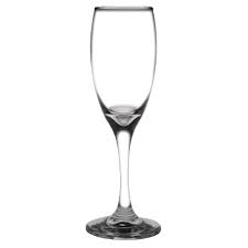 The intended purpose of the shape of the flute is to reduce surface area, therefore preserving carbonation, as well as maximizing nucleation (the visible bubbles and lines of bubbles). Party Hire Shop Melbourne Champagne Flute Crystal 215ml Box Of 24