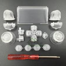 The first controller to connect is blue, the second is red, the third is green, and the fourth is pink. For Playstation 4 Ps4 Jdm 001 Old Version Controller Clear Buttons Full Set Solid Plastic Transparent Modding Buttons Kit Kit Kits Kit Modkit Button Aliexpress
