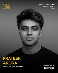 The Top 1% AI Artists of Indian Advertising are all set for the Good Ads  Matter Roundtable 2026. The Roundtable that started as the first of its  kind in Indian advertising and