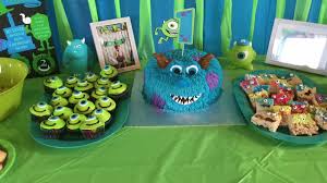 Themed party for her son lincoln's 3rd birthday! Monsters Inc Themed 1st Birthday Party Diy Party Decorations Youtube
